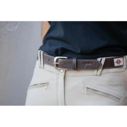 Penelope Pearl Belt -Equinora Fashion Shop ceinture pearl havane rose