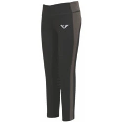 TuffRider Children's Ventilated Schooling Tights 22 TuffRider Children's Ventilated Schooling Tights -Equinora Fashion Shop charcoal black 22501.1583525672.1280.1280