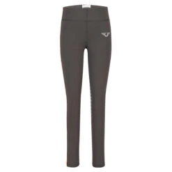 TuffRider Children's Ventilated Schooling Tights 34 TuffRider Children's Ventilated Schooling Tights -Equinora Fashion Shop charcoal neonpeach2 56238.1583525669.1280.1280