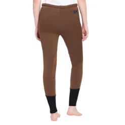 TuffRider Ladies Unifleece Pull-On Winter Breeches -Equinora Fashion Shop chocolate3 63483.1588623837.1280.1280