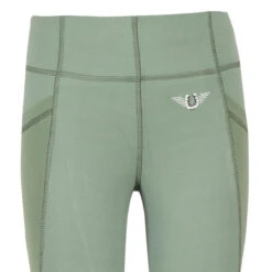 TuffRider Children's Minerva EquiCool Tights -Equinora Fashion Shop green2 33553.1587157085.1280.1280