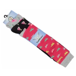 TuffRider Ladies Flamingo/Boat/Horse Knee Hi Socks -Equinora Fashion Shop jpc tr ladies boat.flamingo.horse .socks 2
