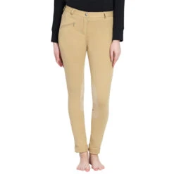 TuffRider Ladies Cotton Jodhpurs -Equinora Fashion Shop light tan front 26966.1588622483.1280.1280
