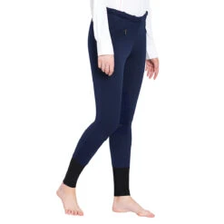 TuffRider Ladies Unifleece Pull-On Winter Breeches -Equinora Fashion Shop navy2 42929.1588623839.1280.1280