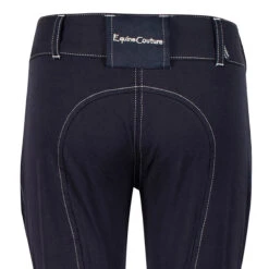 Equine Couture Children's Sportif Natasha Knee Patch Breeches -Equinora Fashion Shop navy6 47436.1588624776.1280.1280