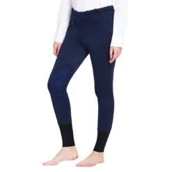 TuffRider Ladies Unifleece Pull-On Winter Breeches -Equinora Fashion Shop navy 49436.1588623838.1280.1280