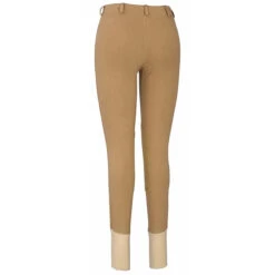 TuffRider Ladies Cotton Lowrise Pull-On Knee Patch Breeches 11 TuffRider Ladies Cotton Lowrise Pull-On Knee Patch Breeches -Equinora Fashion Shop sand front2 77341.1588621809.1280.1280