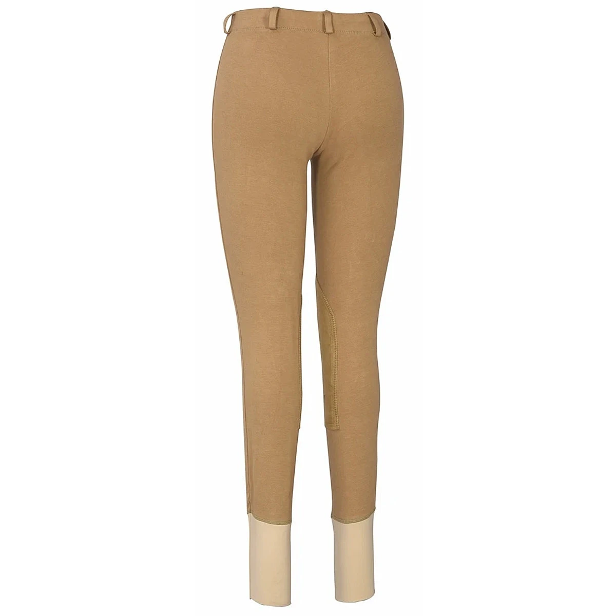 TuffRider Ladies Cotton Lowrise Pull-On Knee Patch Breeches 6 TuffRider Ladies Cotton Lowrise Pull-On Knee Patch Breeches - Image 6