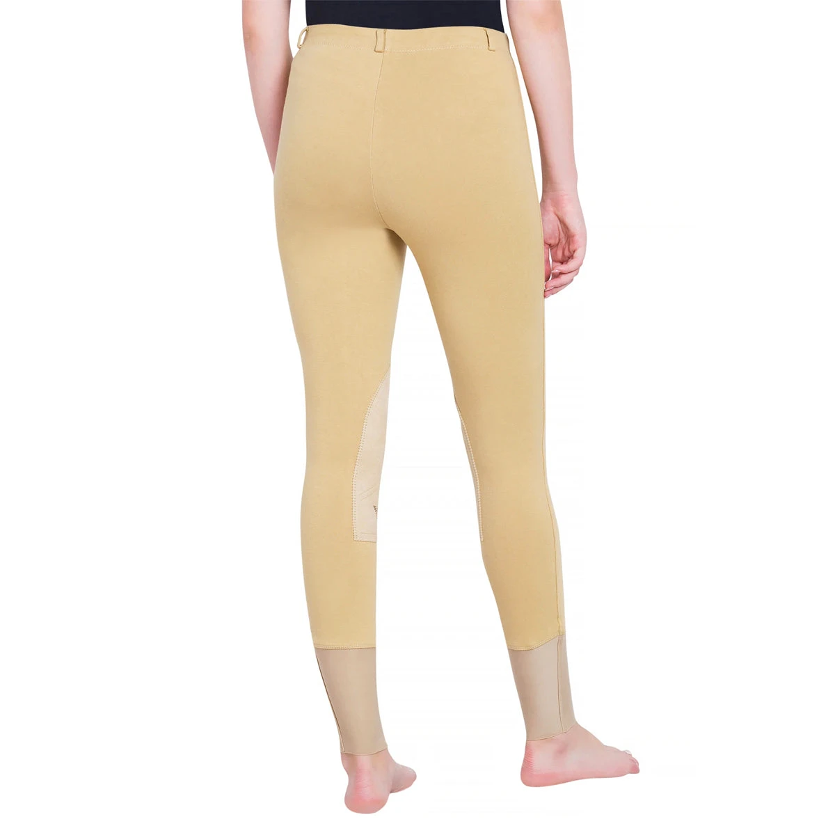 TuffRider Ladies Starter Lowrise Pull On Knee Patch Breeches 4 TuffRider Ladies Starter Lowrise Pull On Knee Patch Breeches - Image 4