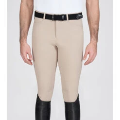 Equiline Men's Grafton Knee Patch Breech -Equinora Fashion Shop tan4 81796.1585165985.1280.1280