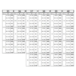 Tucci Sofia Tall Boots -Equinora Fashion Shop tuccisofiasizechart2