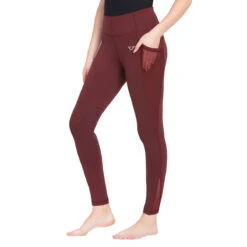 TuffRider Ladies Minerva EquiCool Tights -Equinora Fashion Shop wine2 90298.1587158188.1280.1280